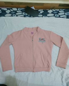 Cute Pink Zip-Up Jacket