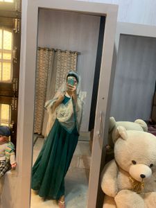 Elegant Green anarkali set💚🦋❤️