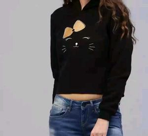 Sassafras Black Hoodie From Myntra