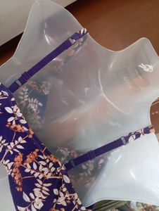Floral Print Bra