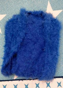 Blue Fuzzy Cardigan