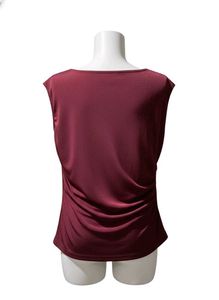 Burgundy Sleeveless Top