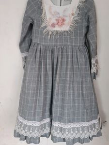 Special Winter Function Baby Frock Imported