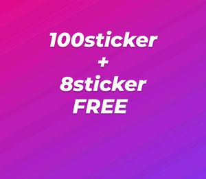 Thankyou Sticker 100+8