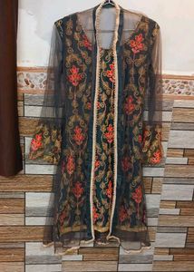 Embroidered Sharara with Shrug