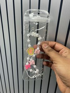 Cute Beaded Phone Charm Strap
