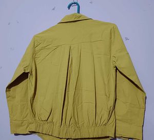 Yellow Tie-Front Shirt
