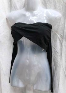 282011. Sleeved Crop Top