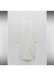 Zara Limited Edition Knitted Minimalist Dress