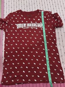 Nautica Yellow Plaid And Red T Shirt
