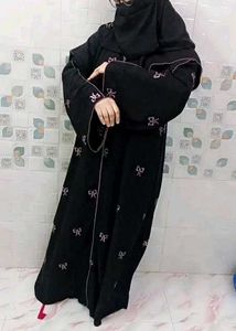 New Dubai Design Embroidery Work Abaya