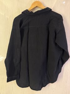Black Two-Piece Set Pure Cotton
