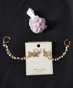 Butterfly Chain Earrings