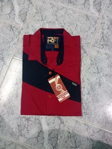 Red Color Men's Branded shirt From Rack Fuel