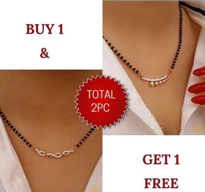 American Diamond Mangalsutra Combo Two Site