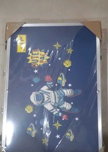 Outer Space Astronaut Framed Wall Art