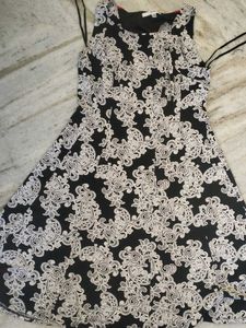 Paisley Print Fit & Flare Dress