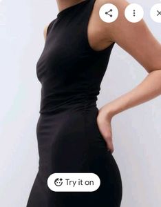 H&amp;M drapped bodycon maxi dress