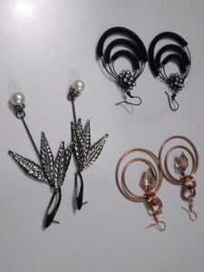Set Of 4 Earrings