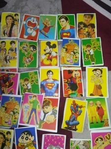 30 Cartoon Child Playing Awesome Cards