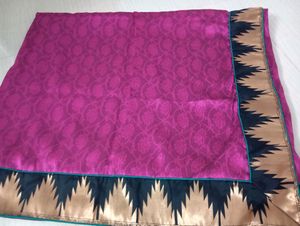 💜😻 Magenta Saree