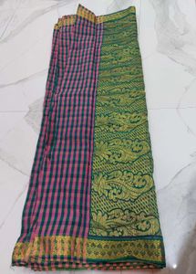 Elegant Green Silk Saree