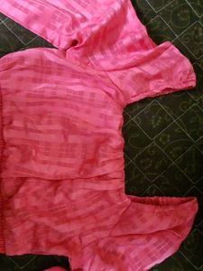 Pink Sheer Blouse