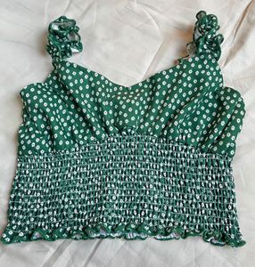Floral Crop Top🌺💚