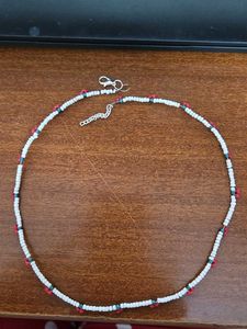 cherry beaded necklace