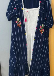 One Piece Dress With Shrug