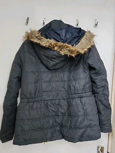 Navy Blue Padded Jacket