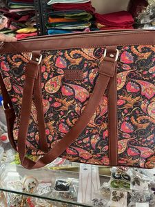 Paisley Print Tote Bag