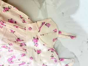 Floral padded Sundress