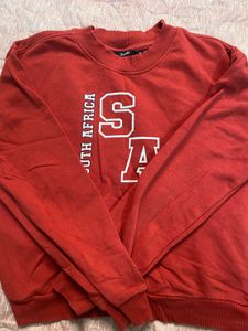 Red Comfortable Sweatshirt