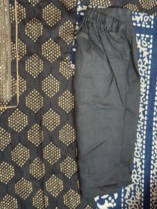 3 Piece Party Wear Stitched Suit.