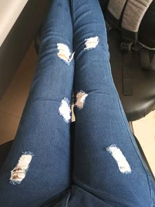 Ripped Blue Jeans