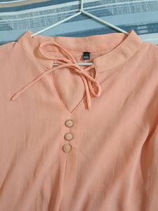 Peach Colour Women Top