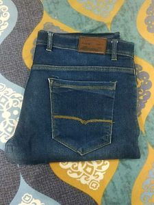 Dark Blue Denim Jeans
