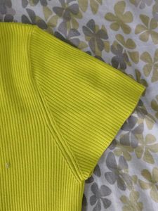 Zara Neon Yellow Top