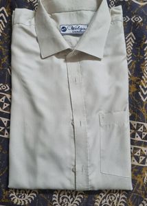 Nude Colour Shirt Full Sleeves