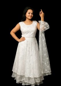 Elegant White Lace Dress