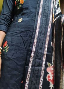 Navy Blue Kurta Set And Suits