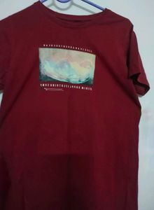 Maroon Tshirt For Kids