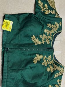 Taj Mahal zari work blouse