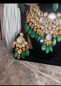 Royal Green Kundan Bridal Set