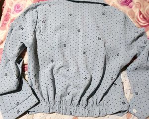Cute Polka Dot Crop Top
