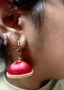 Silk Thread Earring