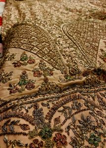 Embroidered Dabka Lehenga Choli