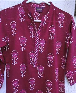 💕 Rose Pink Kurti