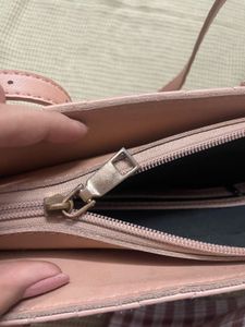 Pink Quilted Handbag
